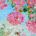 Painting Fleurs de Bougainviller by Amblard Florence | Painting Landscapes Nature Acrylic