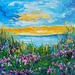Gemälde Coucher de soleil von Amblard Florence | Gemälde Landschaften Natur Acryl