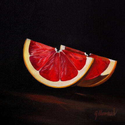 Painting GLOW SEGMENTS by Clavaud Morgane | Painting