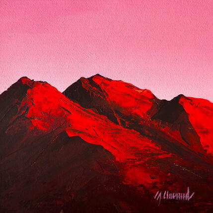 Painting HOT EARTH by Clavaud Morgane | Painting