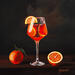 Painting ORANGE SPRITZ by Clavaud Morgane | Painting Figurative Still-life Acrylic