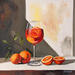 Painting APERITIF LIGHT by Clavaud Morgane | Painting Figurative Still-life Acrylic