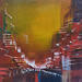 Peinture Ciel Indien par Levesque Emmanuelle | Tableau Huile