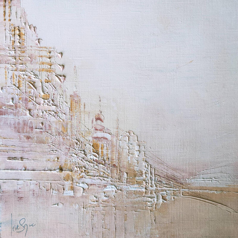 Peinture Rosée par Levesque Emmanuelle | Tableau Huile