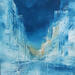 Painting Perspective bleue by Levesque Emmanuelle | Painting Oil