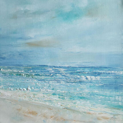 Painting La plage des rosaires by Levesque Emmanuelle | Painting