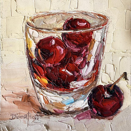 Peinture Summer Cherries par Pigni Diana | Tableau