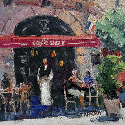 Peinture Café 203 par Arkady | Tableau