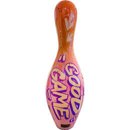 Sculpture La Quille n°025 by Lemoine Mael | Sculpture Pop-art Acrylic, Graffiti Pop icons