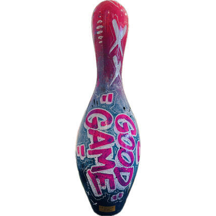 Skulptur La Quille n°049 von Lemoine Mael | Skulptur Pop-Art Acryl, Graffiti Pop-Ikonen