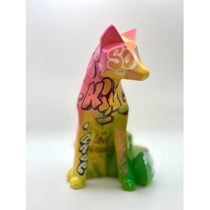 Sculpture Best love Kedar by Lemoine Mael | Sculpture Pop-art Acrylic, Graffiti Pop icons