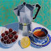 Painting Un parfum d'italie by Auriol Philippe | Painting Figurative Still-life Plexiglass Acrylic Posca