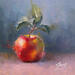 Painting La pomme magique by Jung François | Painting Figurative Still-life Oil