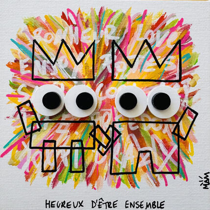 Painting HEUREUX 2  by Mam | Painting