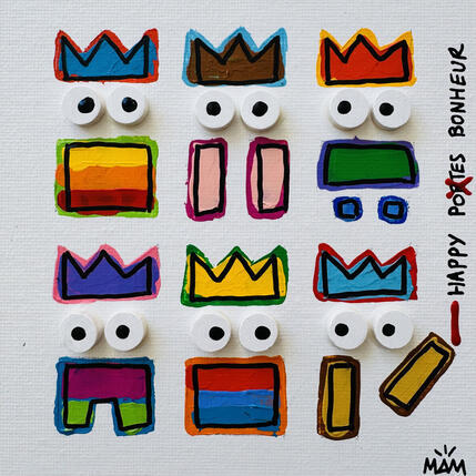 Painting HAPPY TRIBU by Mam | Painting