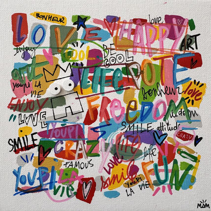 Painting POTE & WORDS by Mam | Painting