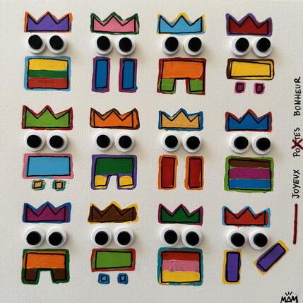 Painting JOYEUX POTES by Mam | Painting