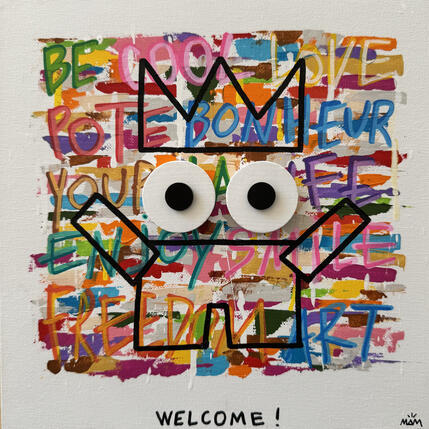 Painting WELCOME by Mam | Painting