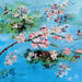 Peinture Spring forever par Rey Ewa | Tableau Figuratif Paysages Acrylique