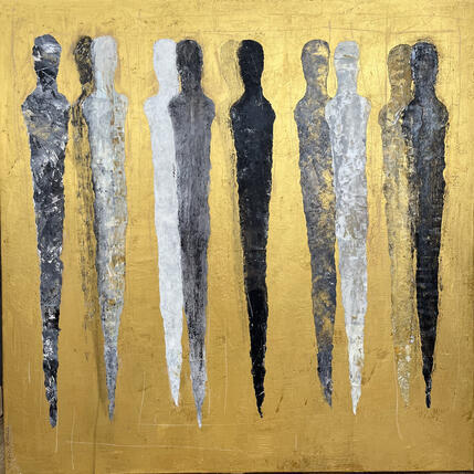 Painting les qartdions des rêves by Rocco Sophie | Painting