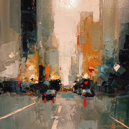 Painting Morning view by Castan Daniel | Painting Figurative Oil