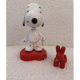 Sculpture snoopy chien pop by TED | Sculpture Pop-art Pop icons