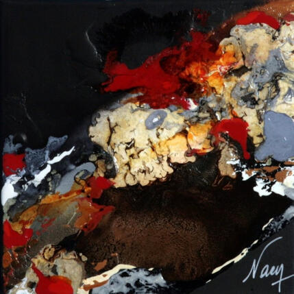 Painting C1837 by Naen | Painting Abstract Acrylic, Ink