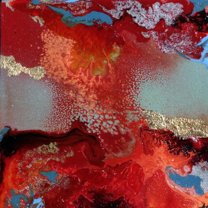 Painting C928 by Naen | Painting Abstract Acrylic, Ink