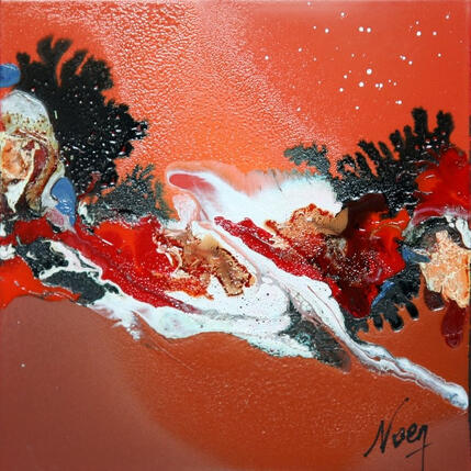 Painting C4018 by Naen | Painting Abstract Acrylic, Ink