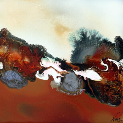Painting C4089 by Naen | Painting Abstract Acrylic, Ink