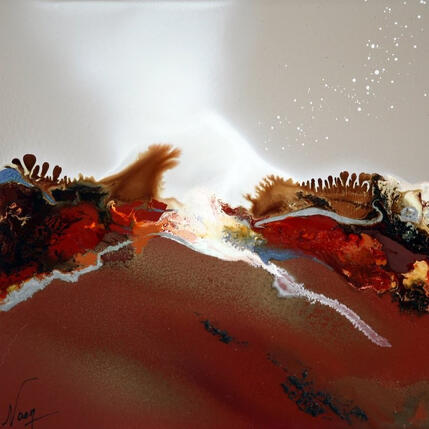 Painting C4110 by Naen | Painting Abstract Acrylic, Ink