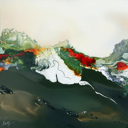 Painting C4005 by Naen | Painting Abstract Acrylic, Ink