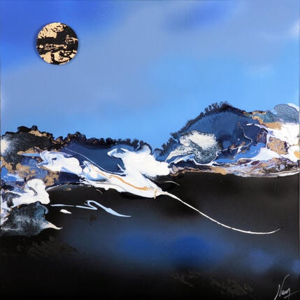 Painting C3822 by Naen | Painting Abstract Acrylic, Ink