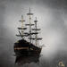Painting Voyages by Rey Julien | Painting Figurative Gold leaf