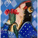 Painting Enamorada ramo de flores by Villanueva Puigdelliura Natalia | Painting Figurative