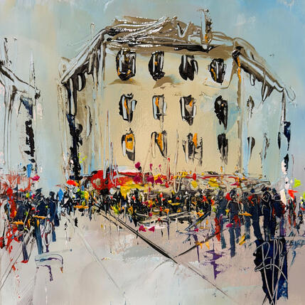 Peinture Place des Augustin par Raffin Christian | Tableau