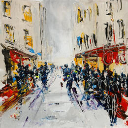Painting Rue Espariat by Raffin Christian | Painting