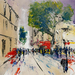 Painting Rue Gaston de Saporta   by Raffin Christian | Painting