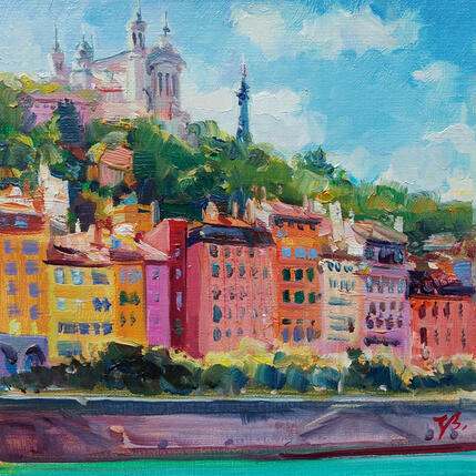 Painting Lyon in Full Colour by Valeeva Katharina | Painting