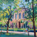 Painting A Quiet Corner of Lyon by Valeeva Katharina  | Painting Impressionism Landscapes Urban Architecture Oil