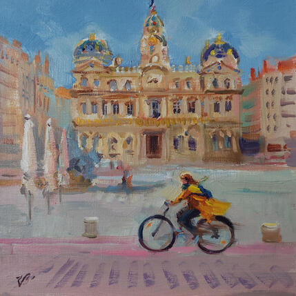 Peinture A Breeze Across the Square par Valeeva Katharina  | Tableau