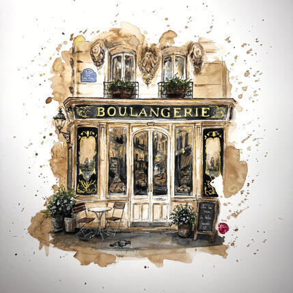 Painting Le parfum de Paris by Flament Audrey | Painting