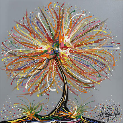 Peinture Les charmes colorés par Fonteyne David | Tableau Figuratif Acrylique