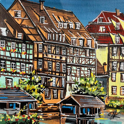 Gemälde Reflets sur Strasbourg  von Touras Sophie-Kim  | Gemälde