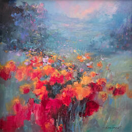 Painting 80x80 A Journey A far by Petras Ivica | Painting