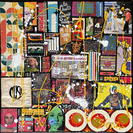 Painting VINTAGE & POP by Costa Sophie | Painting