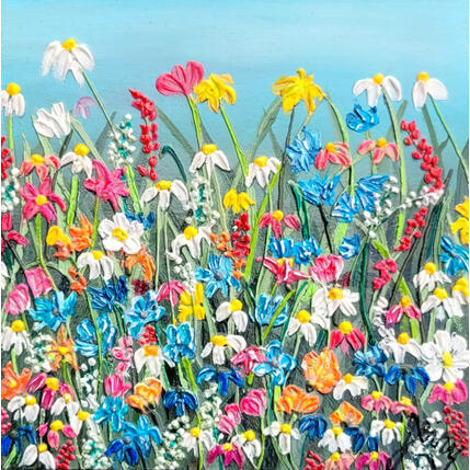 Painting La vie en fleurs by Geiry | Painting Subject matter