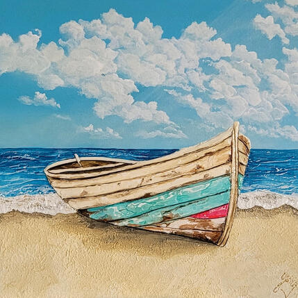 Painting Le goût du large by Geiry | Painting Subject matter