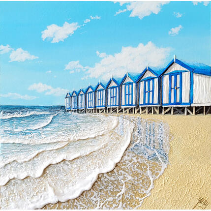 Painting Les belles du bord de mer by Geiry | Painting Subject matter