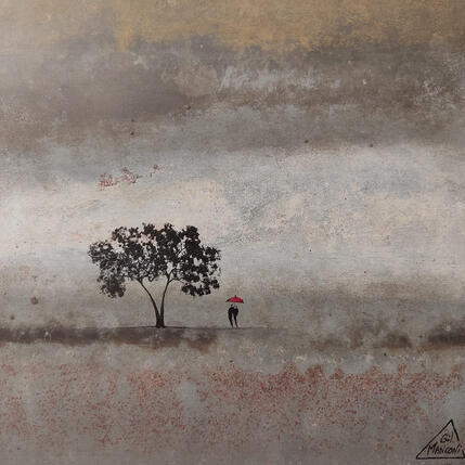 Painting Juliette by Manconi Gil | Painting Subject matter Metal, Upcycling Landscapes, Pop icons